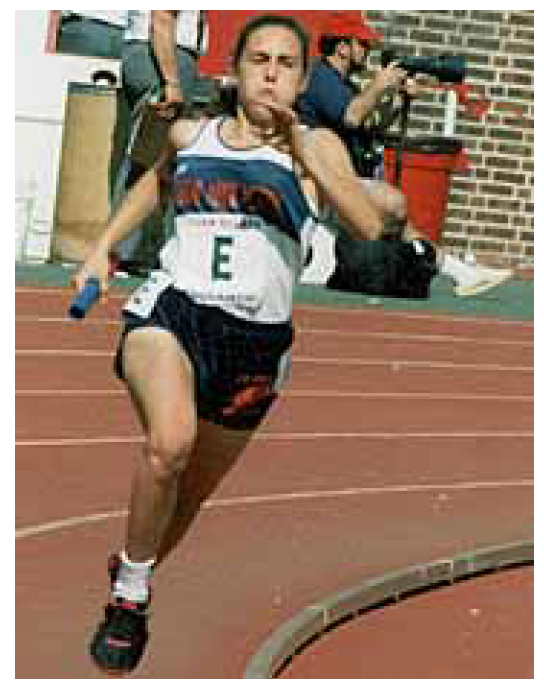 Family photo    Julia Rusinek, 21, a Yale student who competed as a runner, was visiting D.C. in 1999 when her heart short-circuited.